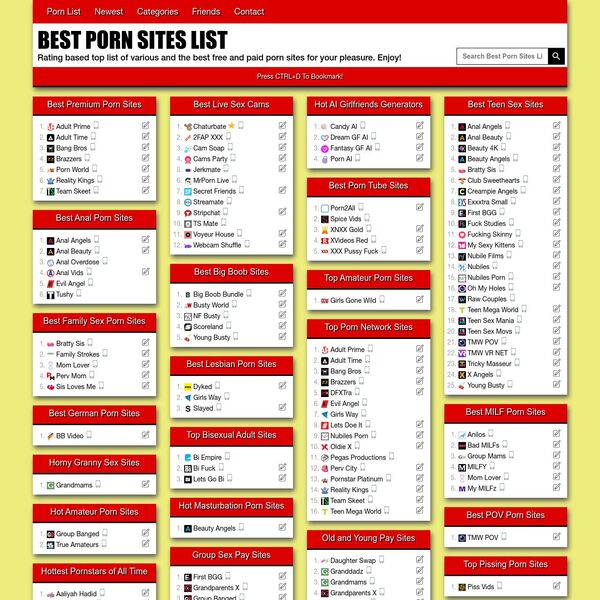 BestPornSitesList.net
